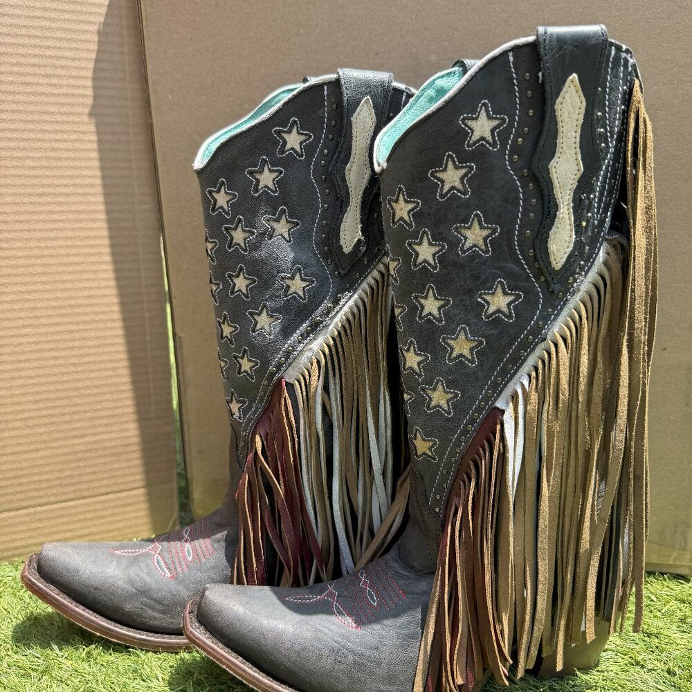 Corral Women's Western Boots (Style C3749, Size 7M)